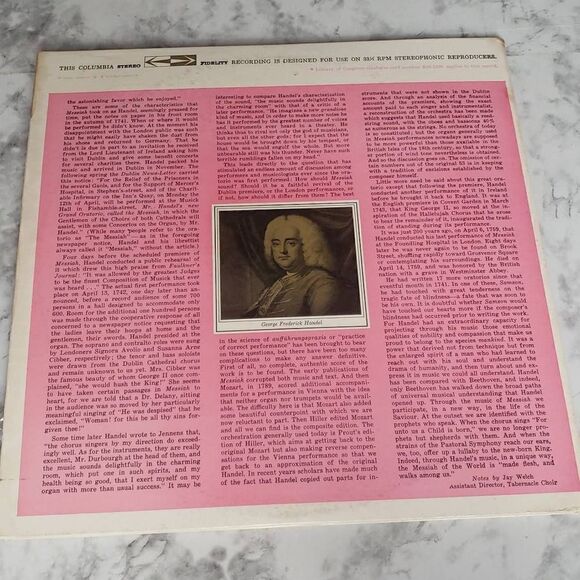 Messiah Philadelphia Orchestra Vinyl Record - Picture 4 of 16